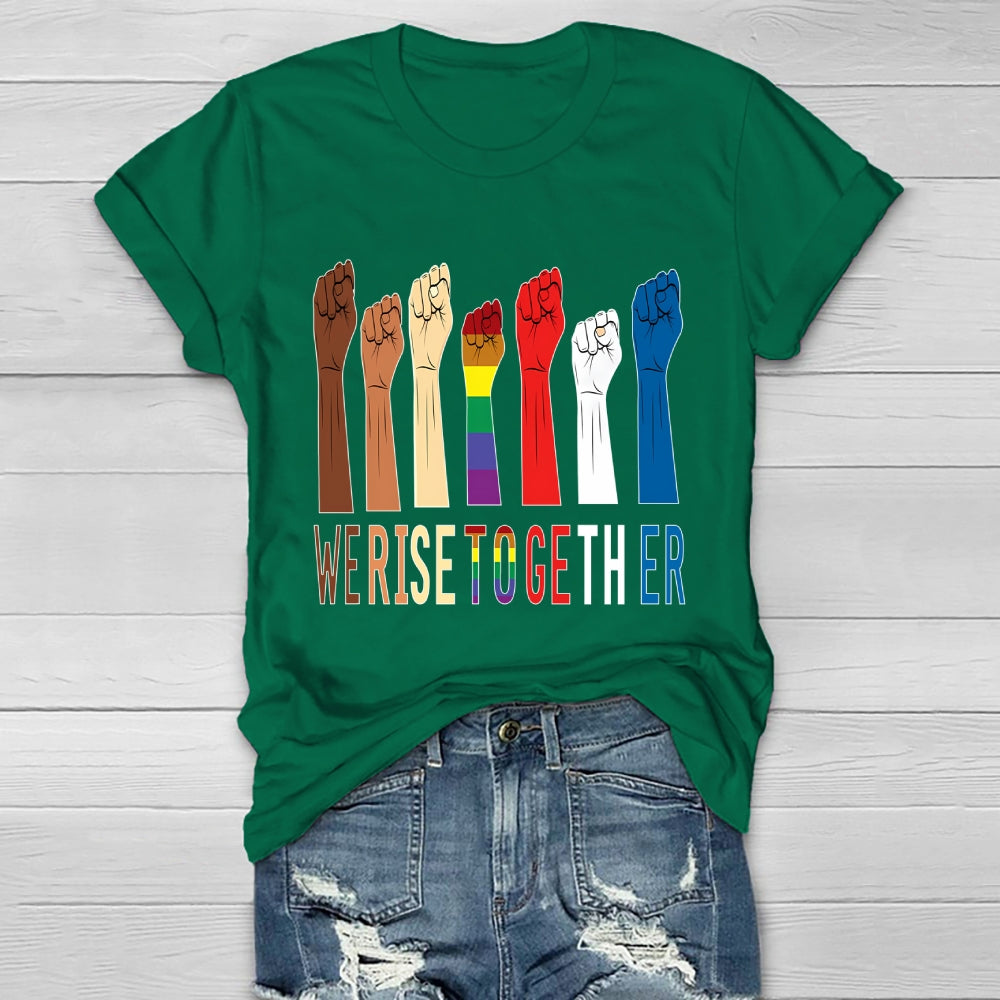 We Rise Together  Healthwear T-shirt