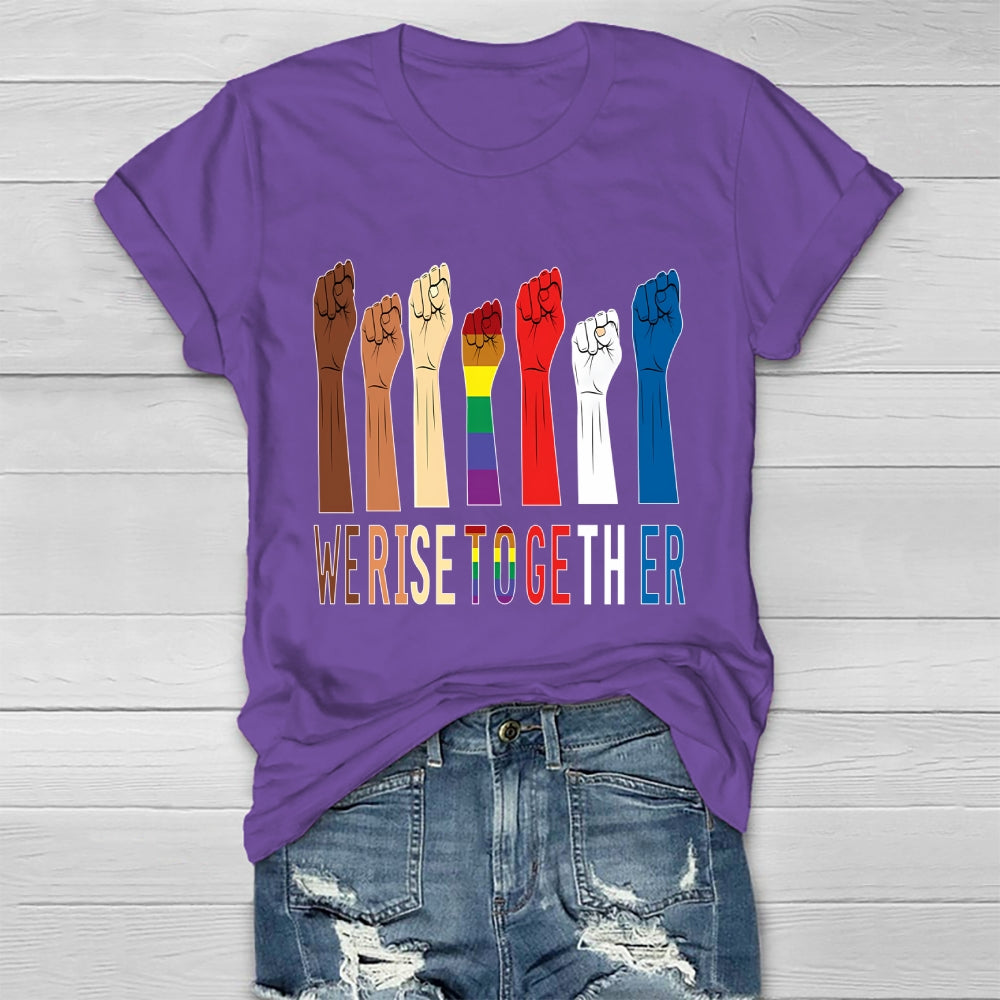 We Rise Together  Healthwear T-shirt