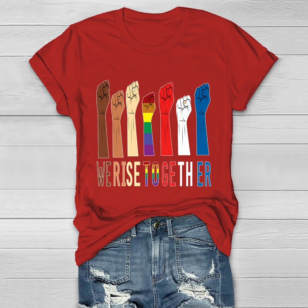 We Rise Together  Healthwear T-shirt