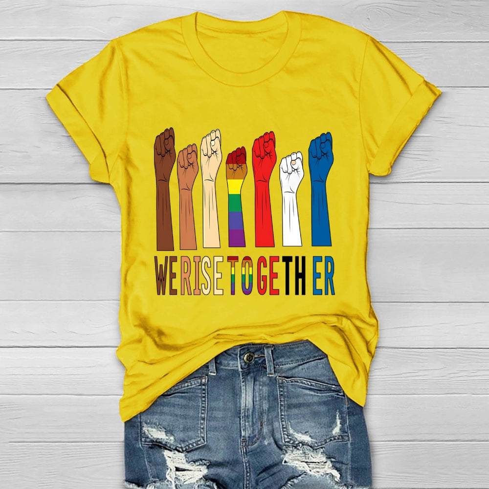 We Rise Together  Healthwear T-shirt