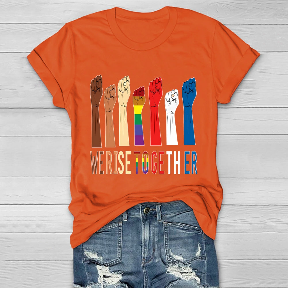 We Rise Together  Healthwear T-shirt