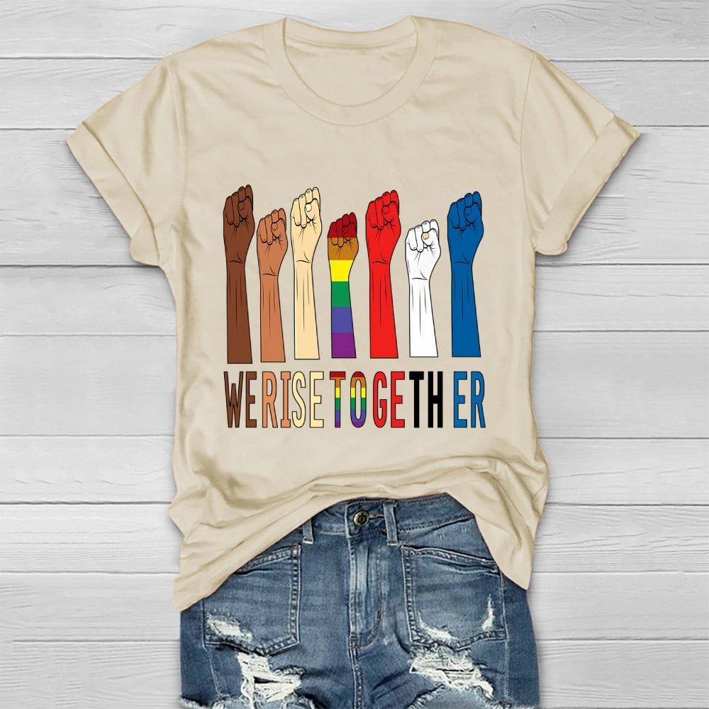 We Rise Together  Healthwear T-shirt