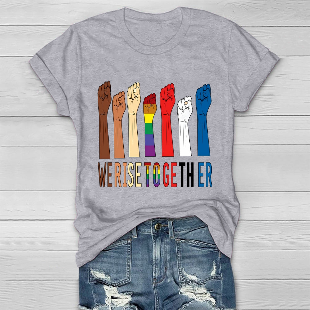 We Rise Together  Healthwear T-shirt