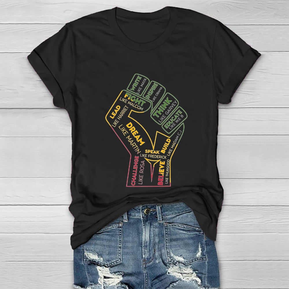 Fight Like Malcolm Healthwear T-shirt