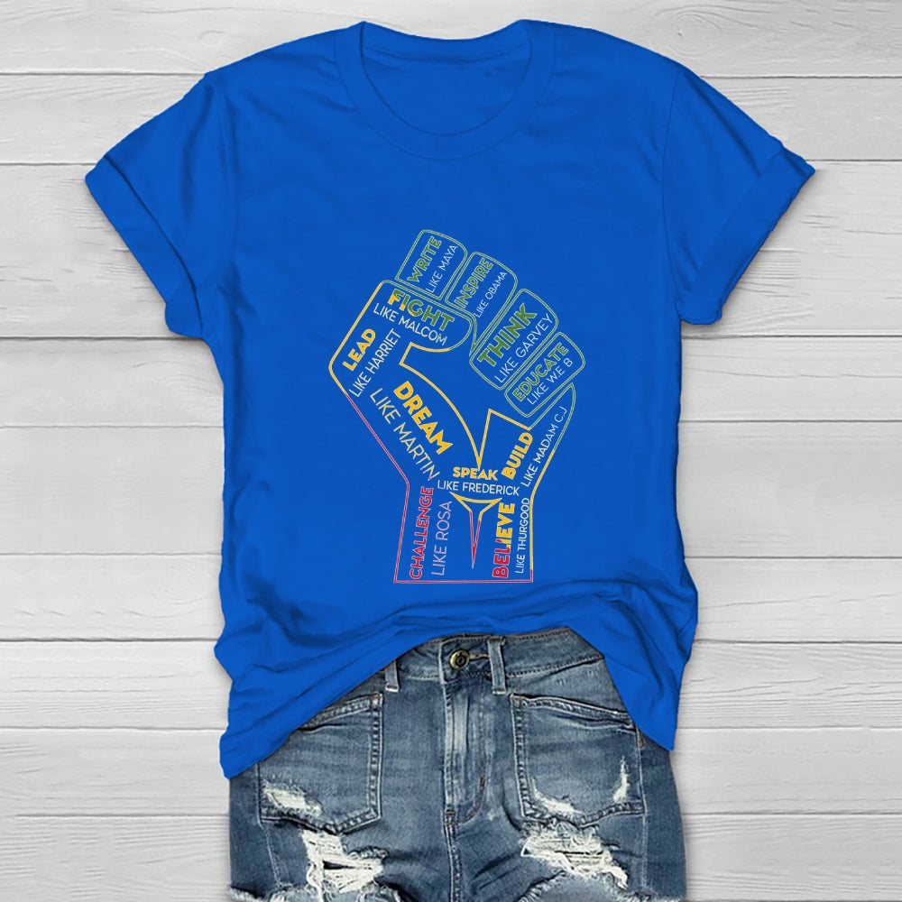 Fight Like Malcolm Healthwear T-shirt