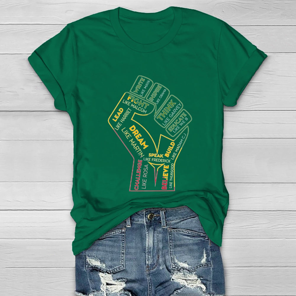 Fight Like Malcolm Healthwear T-shirt