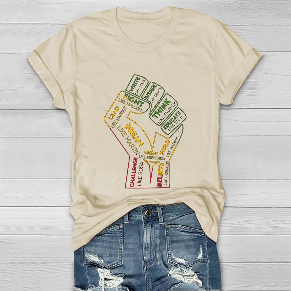 Fight Like Malcolm Healthwear T-shirt