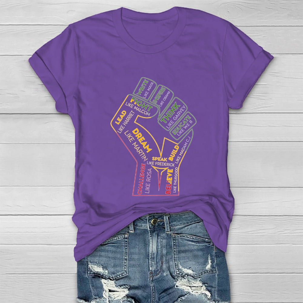 Fight Like Malcolm Healthwear T-shirt