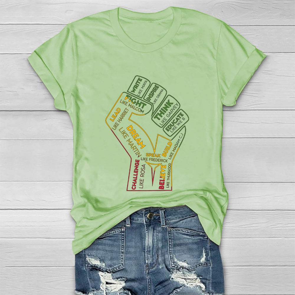 Fight Like Malcolm Healthwear T-shirt
