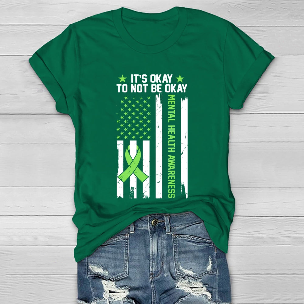 Its Ok Not To Be Ok Mental Health Awareness Healthwear T-shirt