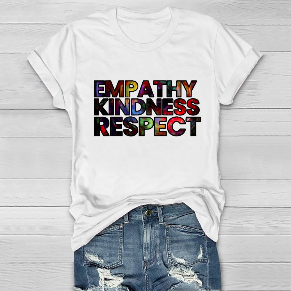 Empathy Kindness Respect Healthwear T-shirt