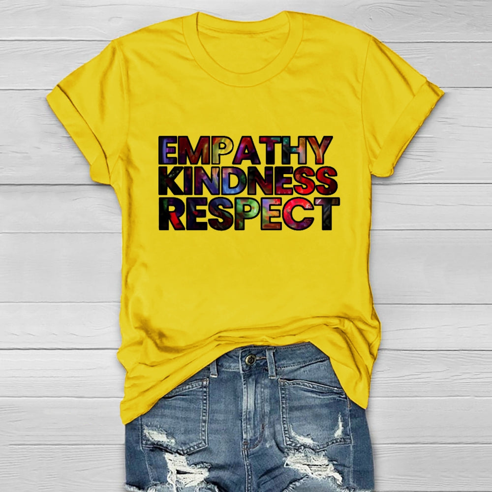 Empathy Kindness Respect Healthwear T-shirt