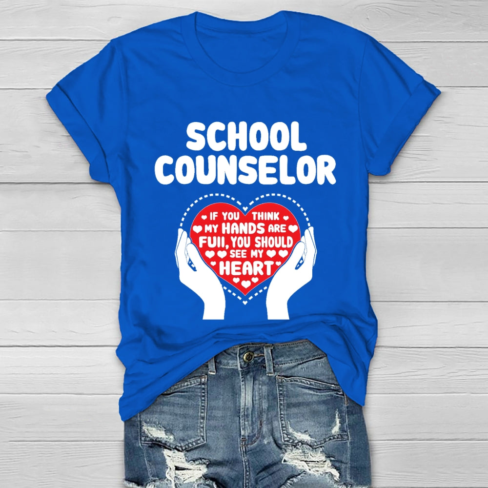 School Counselor Loving  Healthwear T-shirt