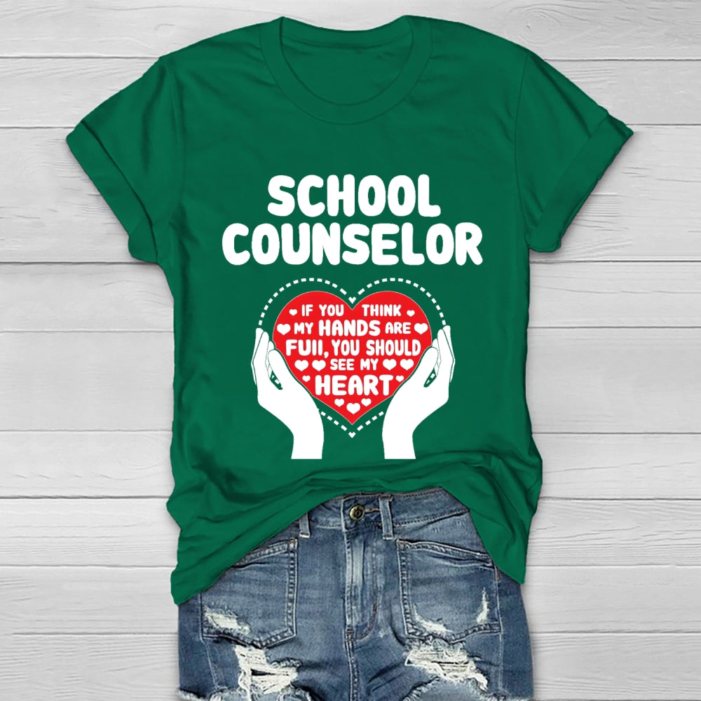 School Counselor Loving  Healthwear T-shirt