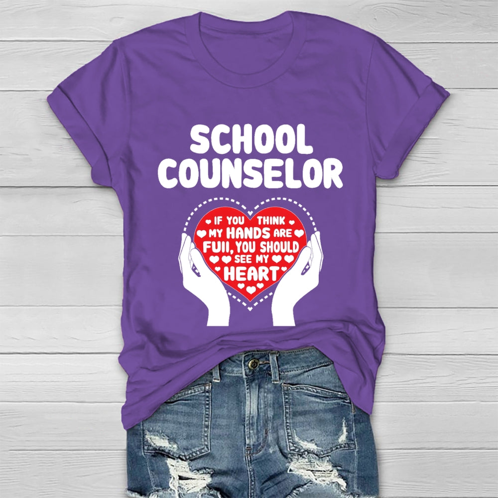 School Counselor Loving  Healthwear T-shirt