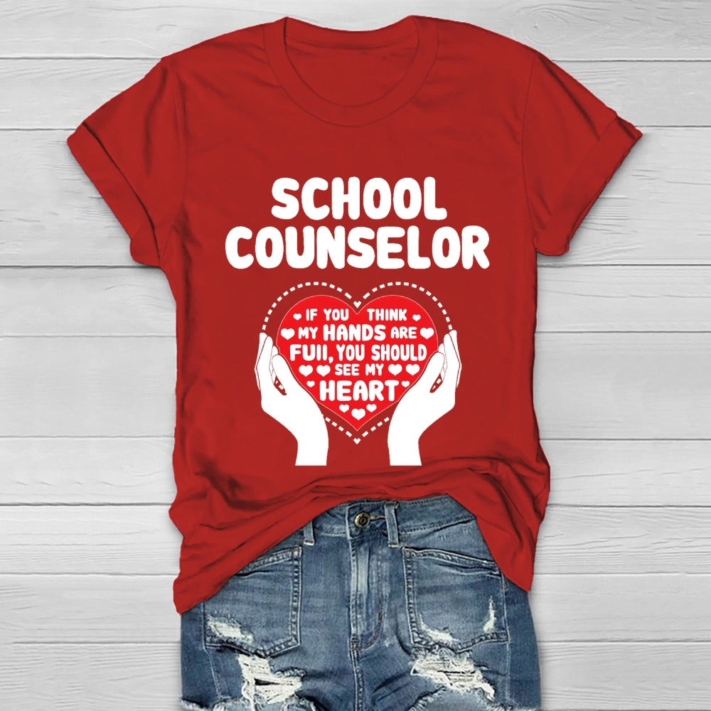 School Counselor Loving  Healthwear T-shirt