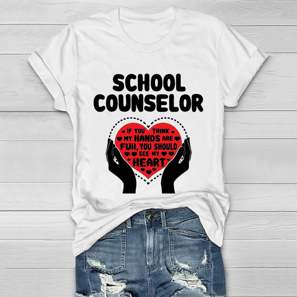 School Counselor Loving  Healthwear T-shirt