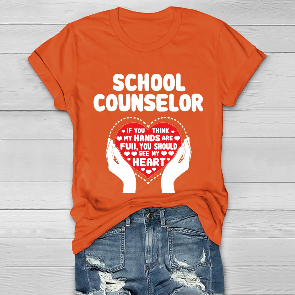 School Counselor Loving  Healthwear T-shirt
