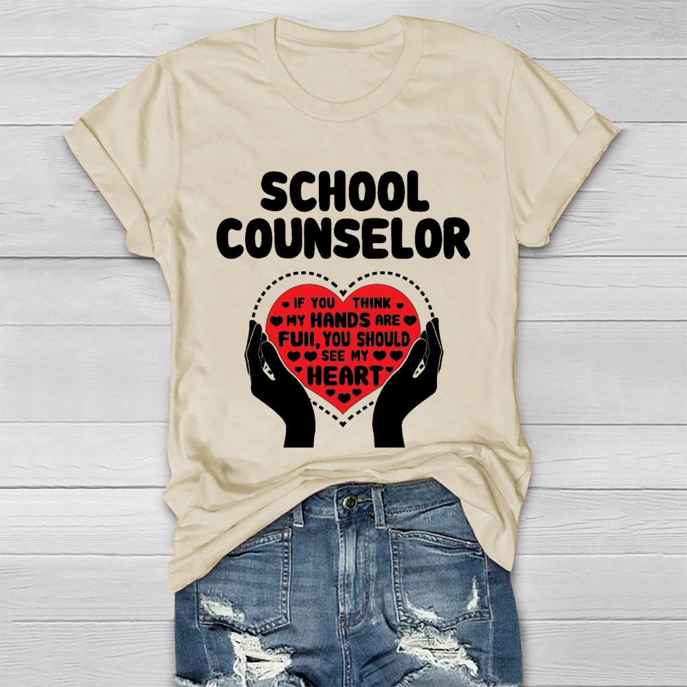 School Counselor Loving  Healthwear T-shirt