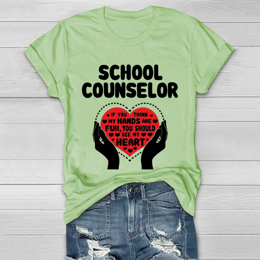 School Counselor Loving  Healthwear T-shirt