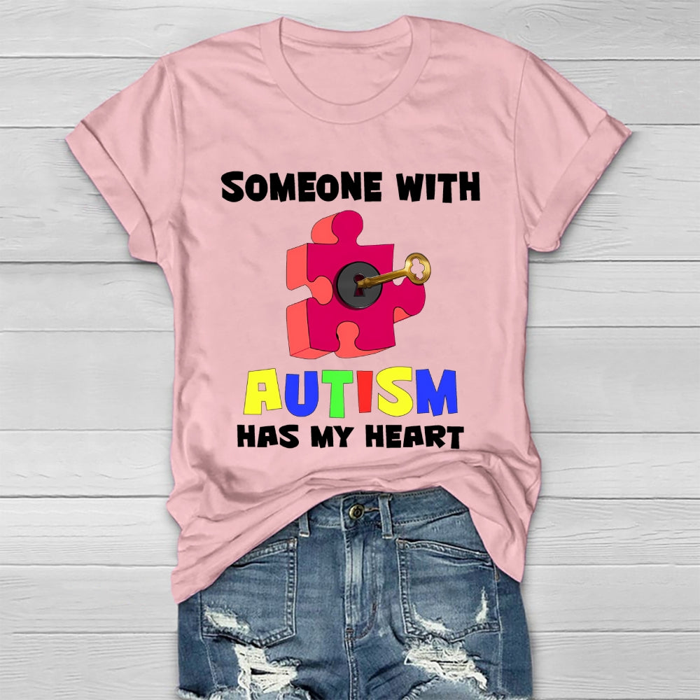 Someone With Autism Has My Heart  Healthwear T-shirt