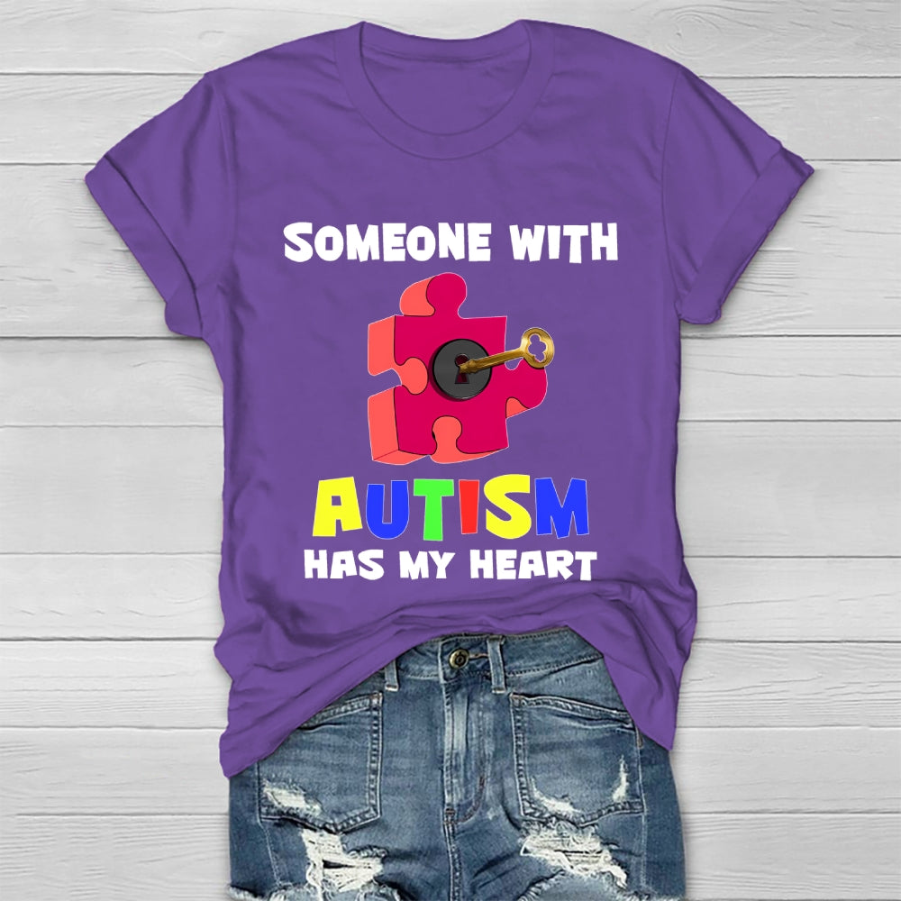 Someone With Autism Has My Heart  Healthwear T-shirt