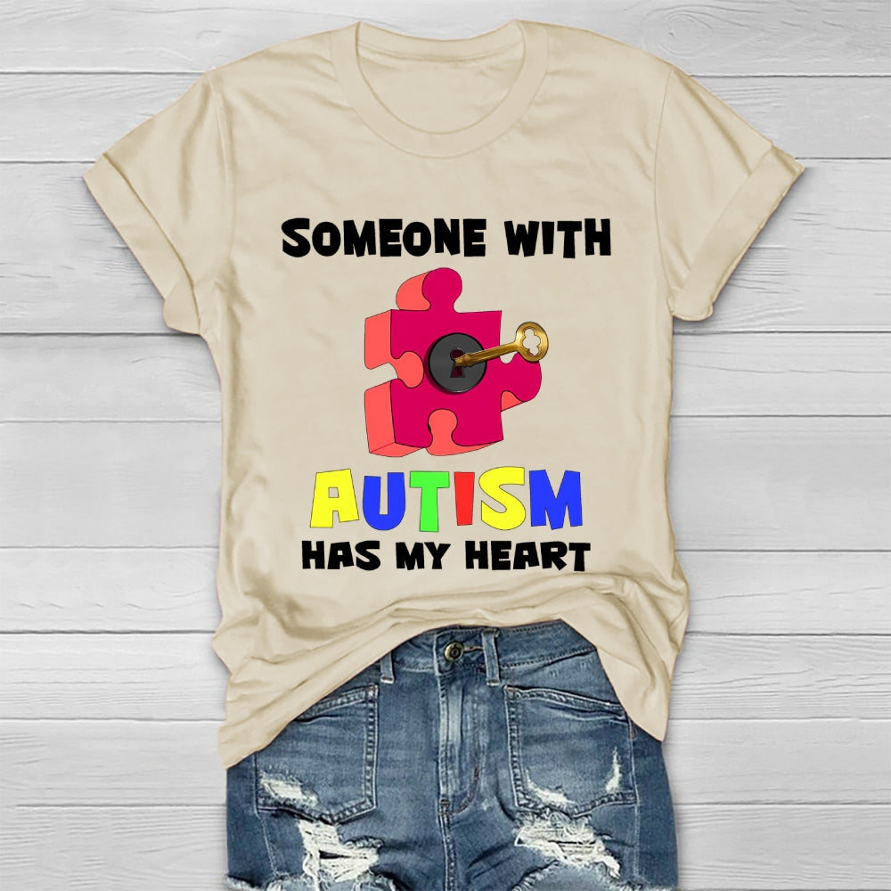 Someone With Autism Has My Heart  Healthwear T-shirt