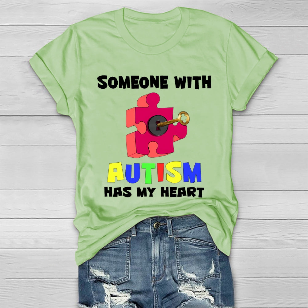 Someone With Autism Has My Heart  Healthwear T-shirt