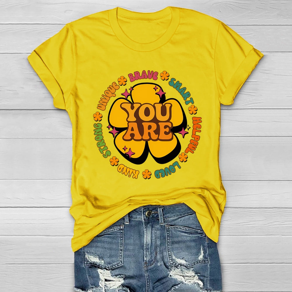 You Are Kind Brave Smart Healthwear T-shirt