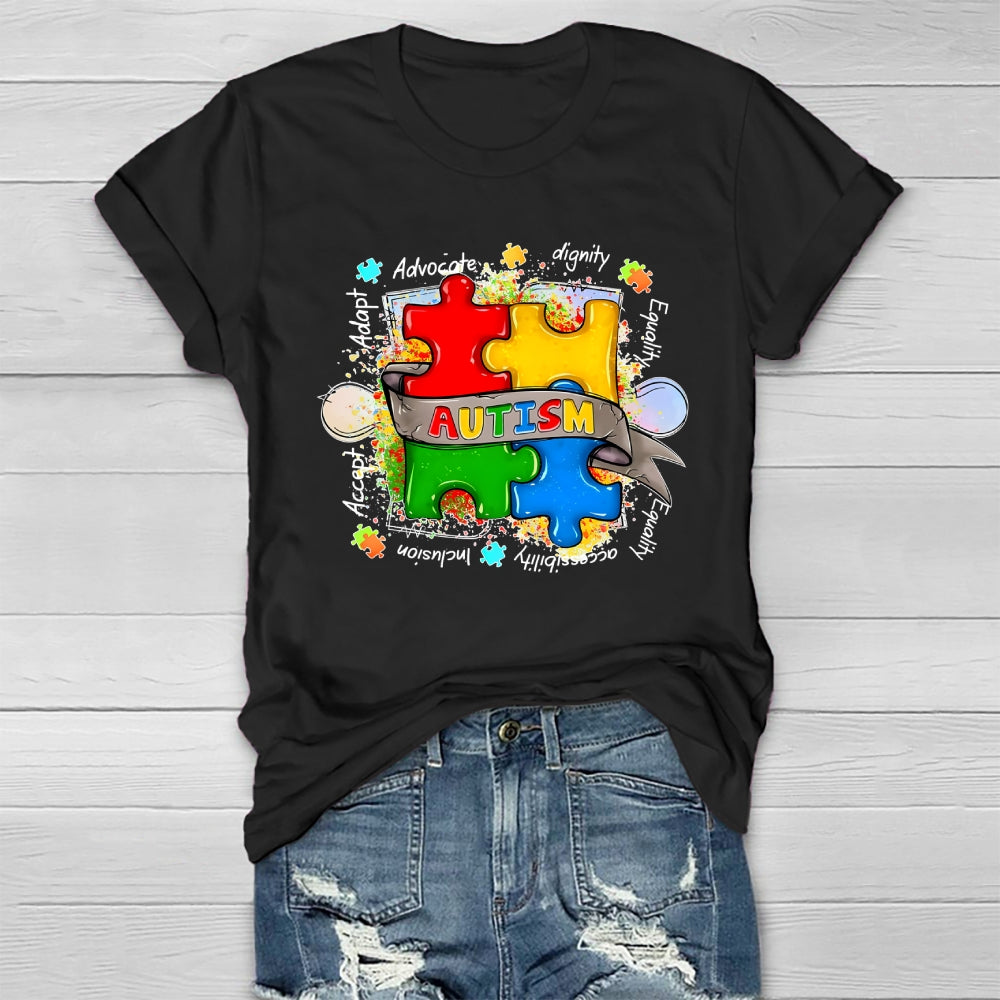Autism Puzzle Healthwear T-shirt