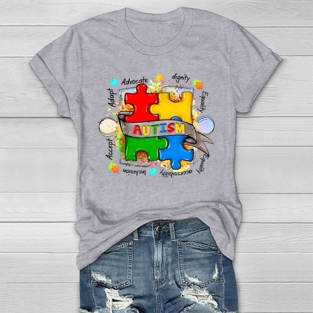 Autism Puzzle Healthwear T-shirt