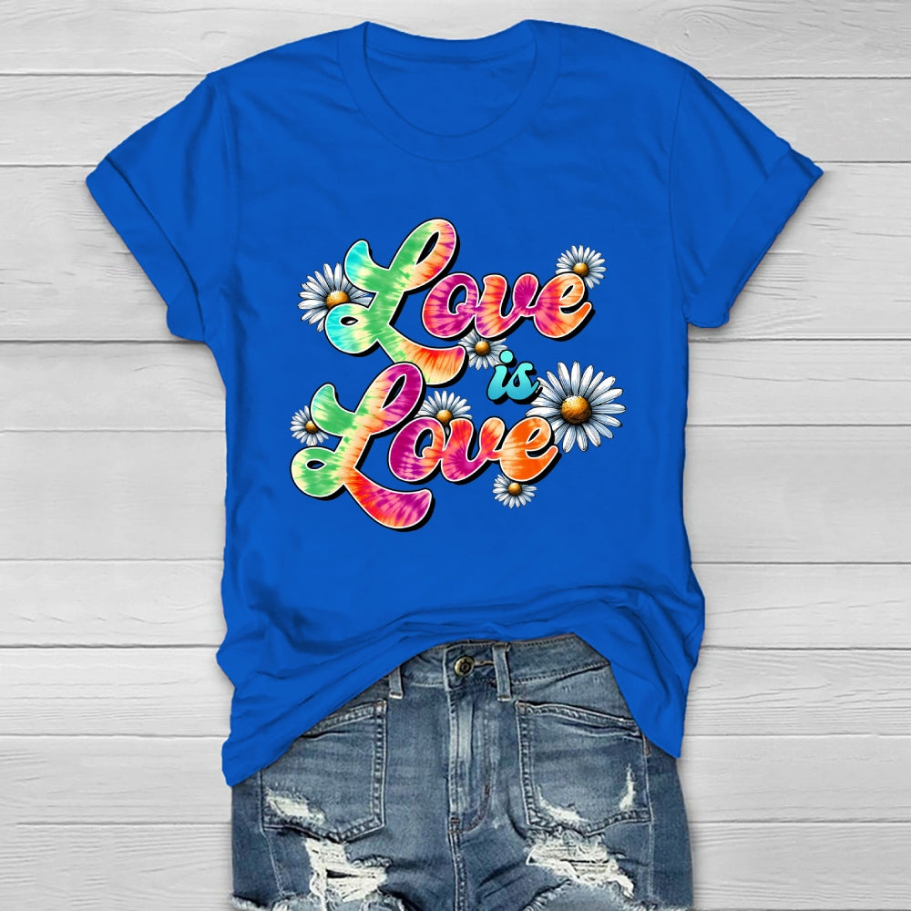 Love Is Love Flower  Healthwear T-shirt