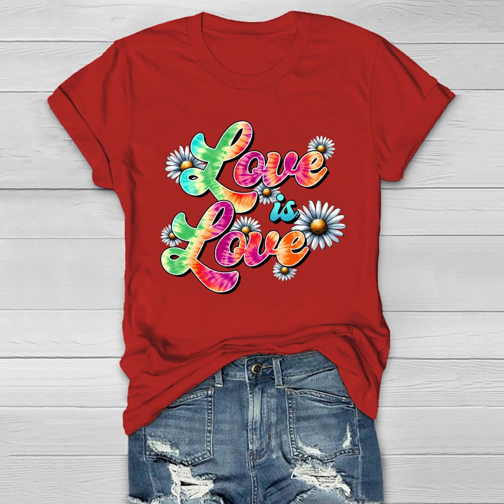Love Is Love Flower  Healthwear T-shirt