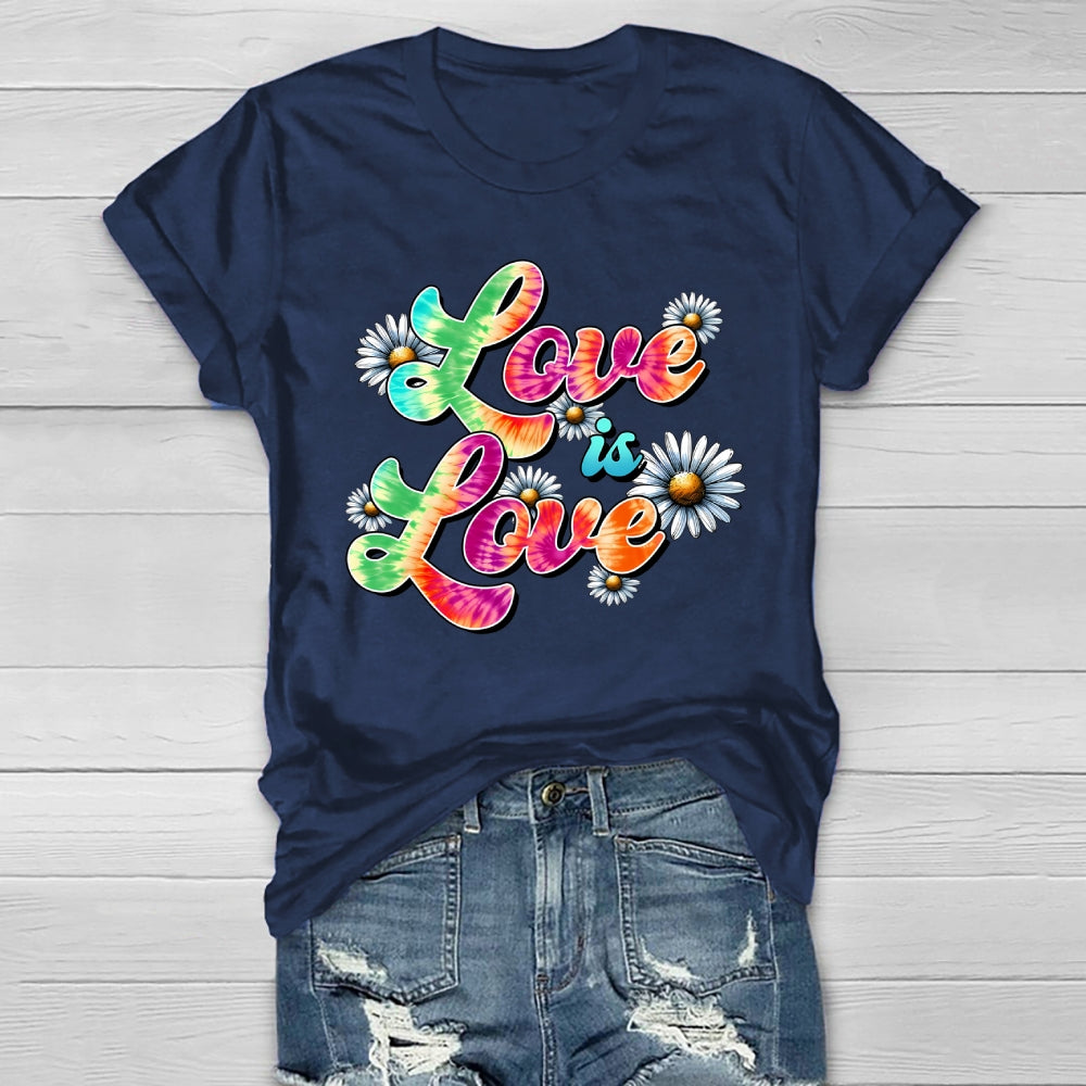 Love Is Love Flower  Healthwear T-shirt