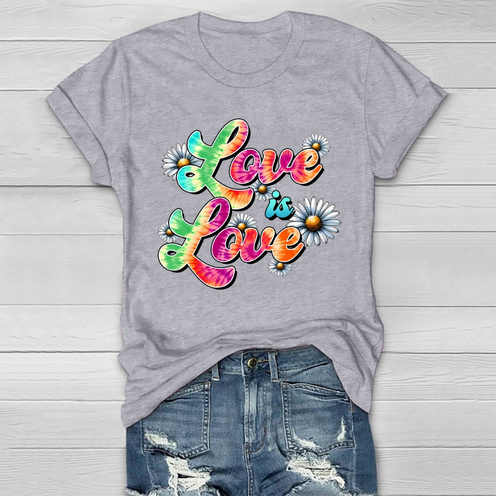 Love Is Love Flower  Healthwear T-shirt