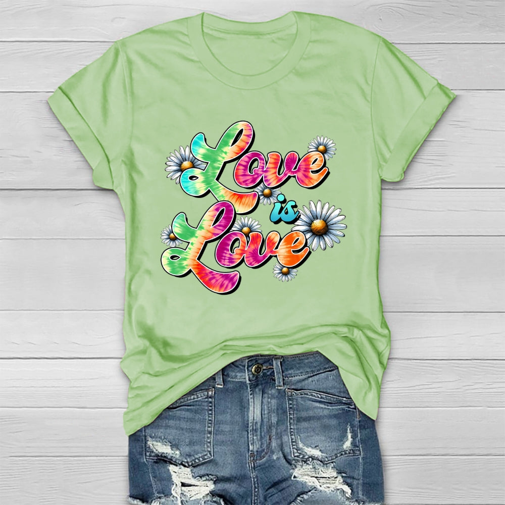 Love Is Love Flower  Healthwear T-shirt