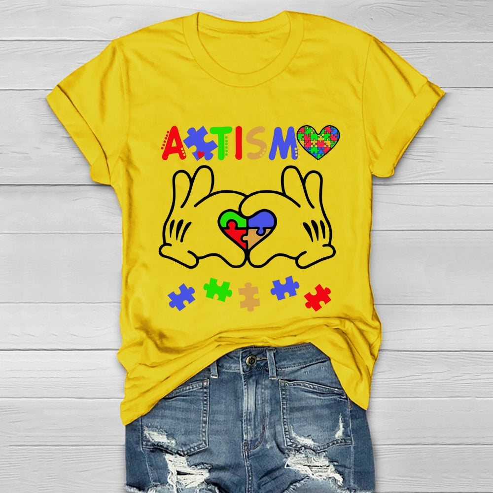 Autism Puzzle Heart Healthwear T-shirt