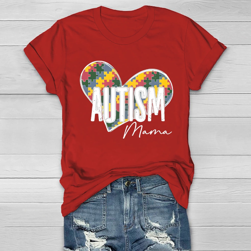 Autism Mama Puzzle Healthwear T-shirt
