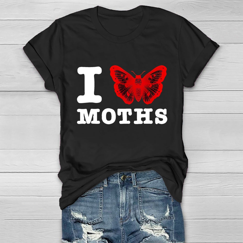 I Love Moths Healthwear T-shirt