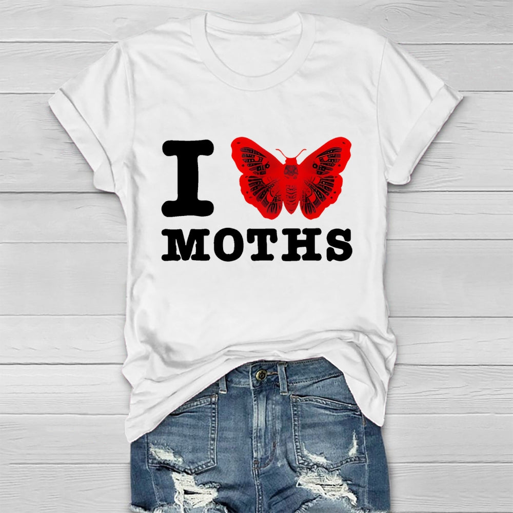 I Love Moths Healthwear T-shirt