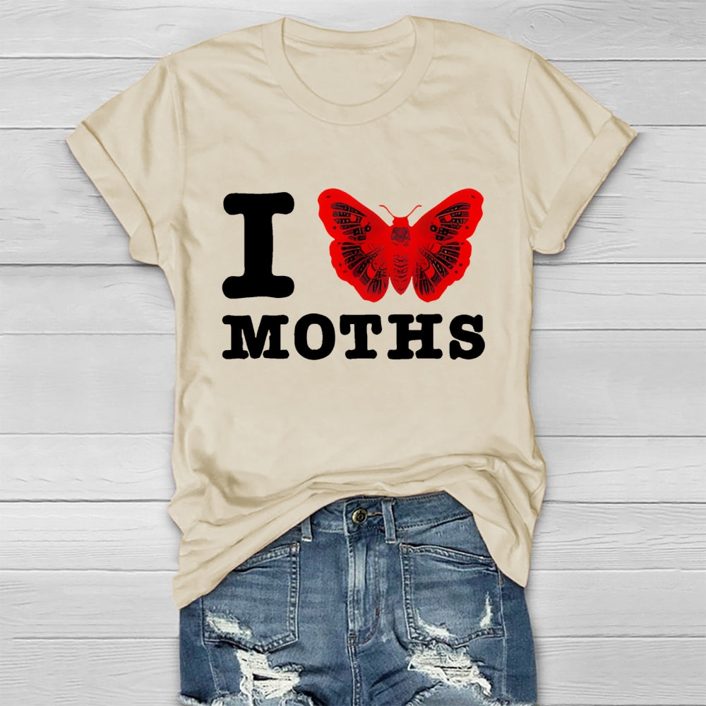 I Love Moths Healthwear T-shirt