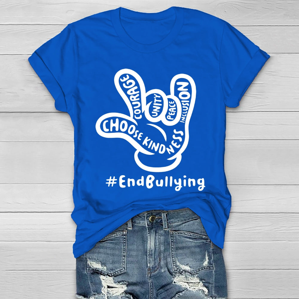 Choose Kindness End Bullying Healthwear T-shirt