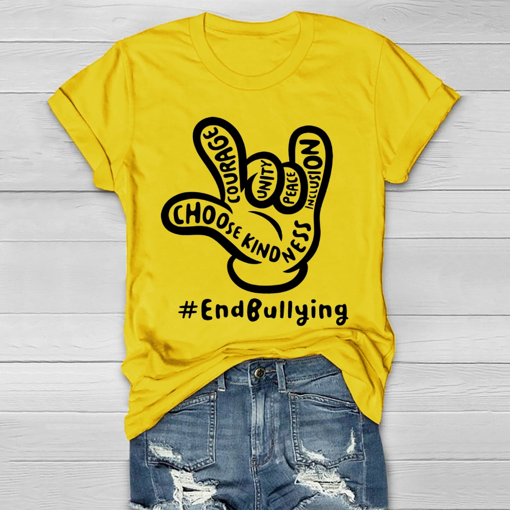 Choose Kindness End Bullying Healthwear T-shirt
