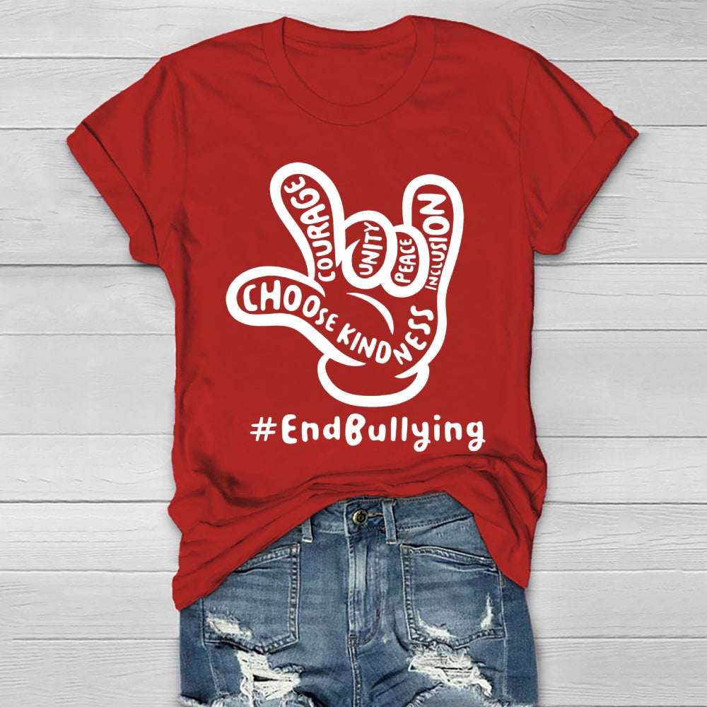Choose Kindness End Bullying Healthwear T-shirt