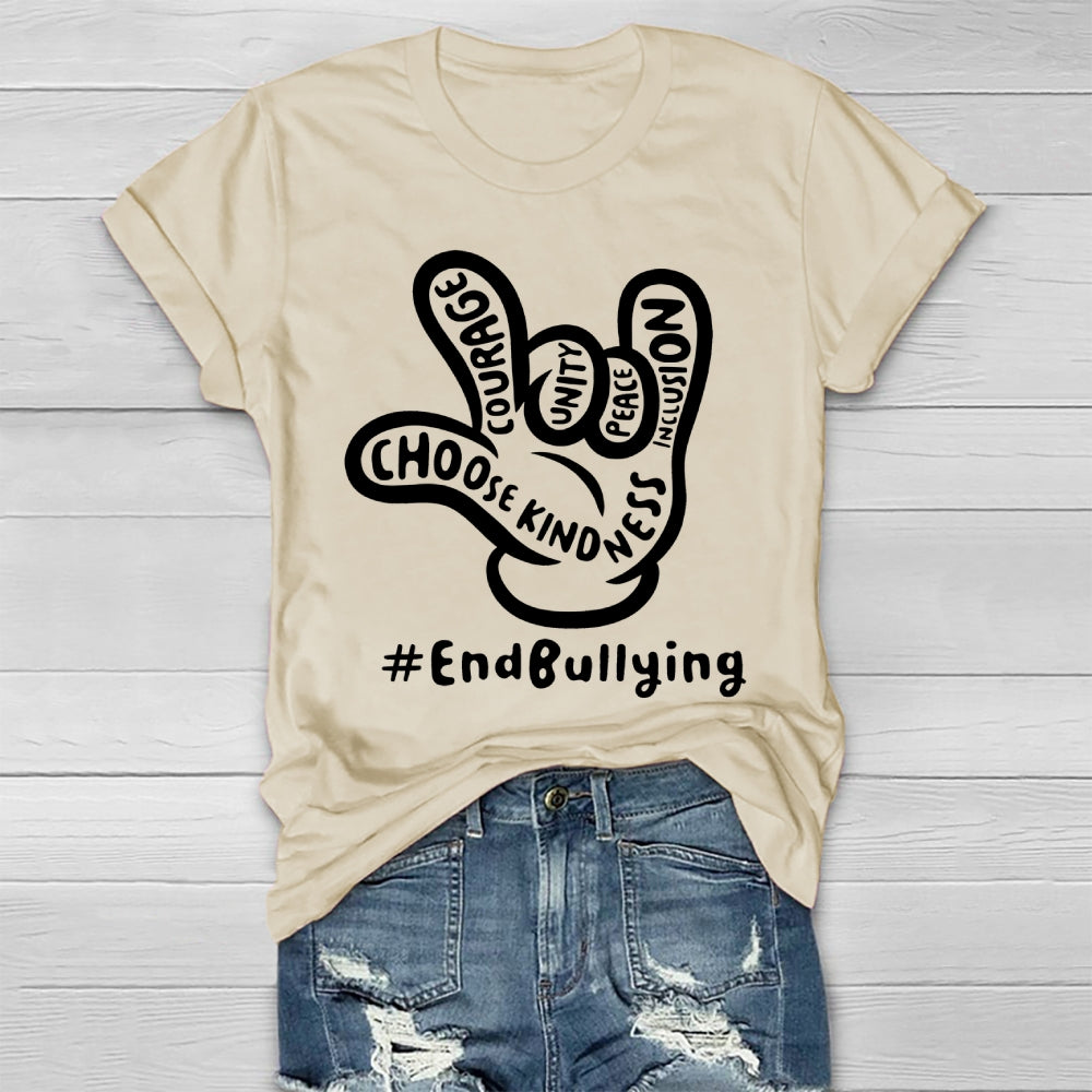 Choose Kindness End Bullying Healthwear T-shirt
