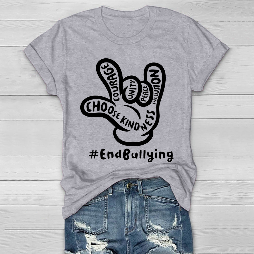 Choose Kindness End Bullying Healthwear T-shirt