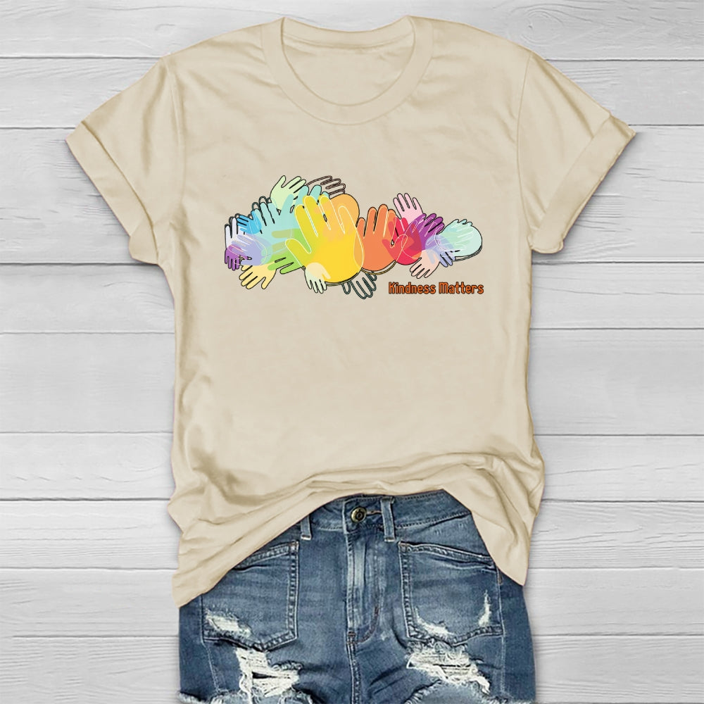 Kindness Matters Palm Healthwear T-shirt