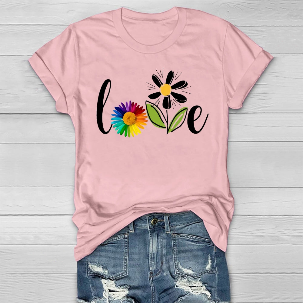 Love Flowers Healthwear T-shirt