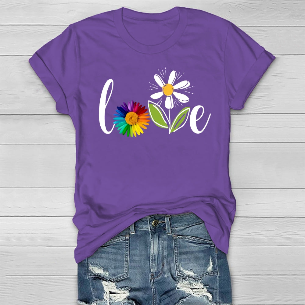 Love Flowers Healthwear T-shirt