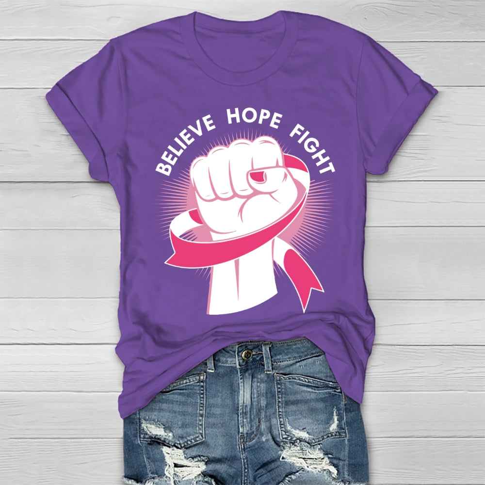 Fight Believe Hope Healthwear T-shirt